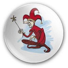 Court Jester badge