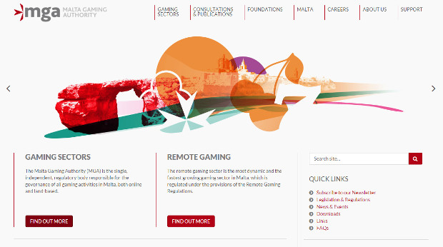 Maltese Gaming Authority Website
