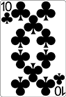 10 of Clubs