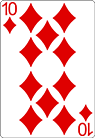 10 of Diamonds