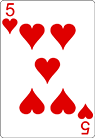 5 of Hearts