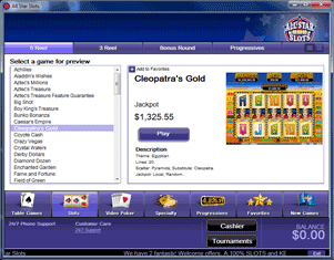 All Star Slots Internet Casino loves high rollers