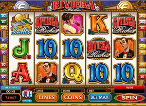 New Microgaming video slot called riviera riches.