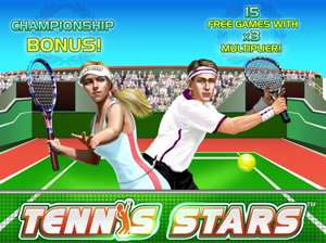 Tennis Stars, new interactive video slot from Playtech