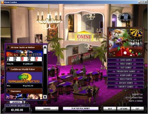 Repeat Promotions at  Omni Online Casino