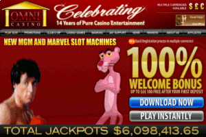 Revamped marvel comic video slot games at Omni Casino