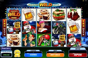 Review of Santas Wild Ride Video Slot