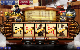 Video Poker, Five Aces