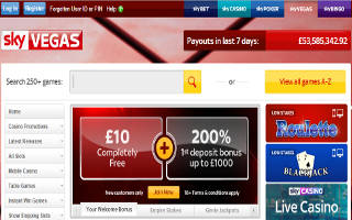 Sky Vegas Online Casino