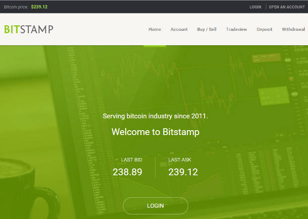 Bitstamp.net, Bitcoin wallet.