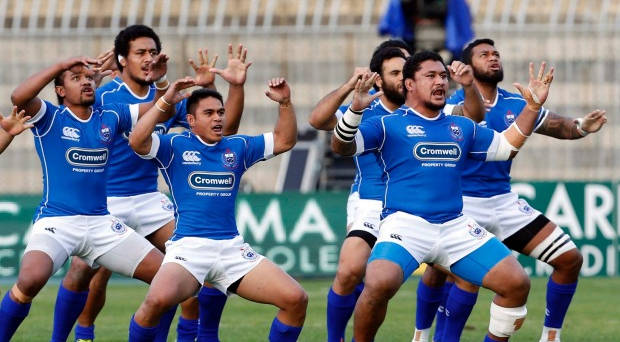 Samoan Rugby Team performing the Manu Siva Tau.